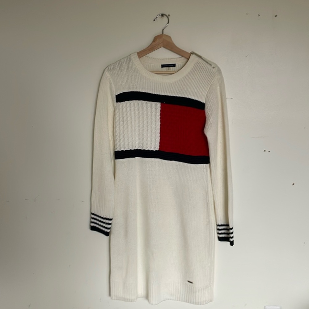 Tommy Hilfiger Logo Sweater Dress